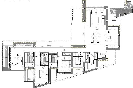 Villa in Benitachell(Cumbre del Sol) zu verkaufen, Wohnfläche 615 m², Klimaanlage, Grundstück 951 m², 3 Schlafzimmer, 4 Badezimmer, ref.: BP-4178BELL-12