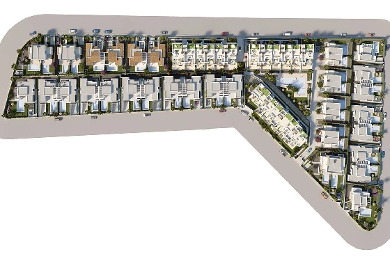 Doppelhaushälfte in Algorfa zu verkaufen, Wohnfläche 167 m², Zustand Erstbezug, Klimaanlage, Grundstück 210 m², 3 Schlafzimmer, 2 Badezimmer, Pool, ref.: HA-ARN-112-D01-11