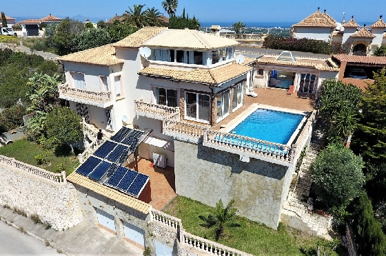 Villa in Denia(Marquesa VI) zur Ferienvermietung, Wohnfläche 260 m², Baujahr 2002, Zustand gepflegt, + Fussbodenheizung, Klimaanlage, Grundstück 800 m², 3 Schlafzimmer, 3 Badezimmer, Pool, ref.: T-1022-5