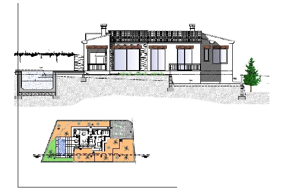 Villa in Benissa(Fanadix) zu verkaufen, Wohnfläche 138 m², Grundstück 800 m², 3 Schlafzimmer, 2 Badezimmer, ref.: BP-3570BEN-5