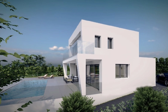 Villa in Moraira(Solpark) zu verkaufen, Wohnfläche 255 m², Klimaanlage, Grundstück 1024 m², 4 Schlafzimmer, 3 Badezimmer, ref.: BP-6413MOR-3