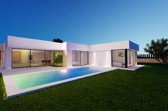 Villa in Calpe(Puerto Blanco) zu verkaufen, Wohnfläche 167 m², Klimaanlage, Grundstück 1252 m², 3 Schlafzimmer, 2 Badezimmer, ref.: BP-6414CAL-2