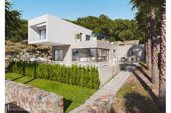 Villa in Orihuela Costa zu verkaufen, Wohnfläche 305 m², Zustand Erstbezug, Klimaanlage, Grundstück 813 m², 3 Schlafzimmer, 2 Badezimmer, Pool, ref.: HA-OCN-146-E03-3