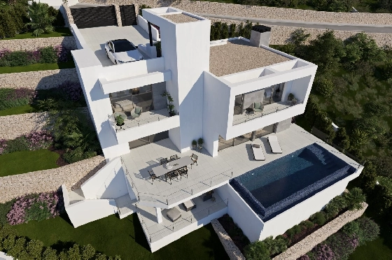 Villa in Cumbre del Sol(Lirios Sunrise) zu verkaufen, Wohnfläche 169 m², Grundstück 805 m², 3 Schlafzimmer, 3 Badezimmer, Pool, ref.: VA-AL031-2