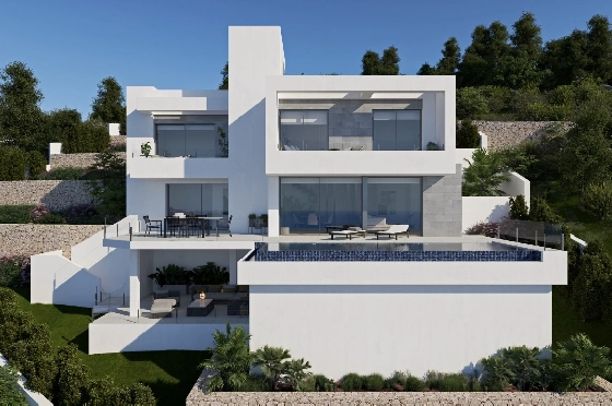 Villa in Cumbre del Sol(Lirios Sunrise) zu verkaufen, Wohnfläche 169 m², Grundstück 805 m², 3 Schlafzimmer, 3 Badezimmer, Pool, ref.: VA-AL031-5