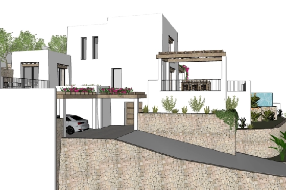 Villa in Moraira(Paichi) zu verkaufen, Klimaanlage, Grundstück 1000 m², 4 Schlafzimmer, 3 Badezimmer, ref.: BP-4216MOR-5