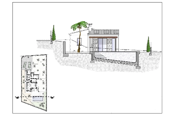 Villa in Benissa zu verkaufen, Wohnfläche 138 m², Baujahr 2023, Klimaanlage, Grundstück 800 m², 3 Schlafzimmer, 2 Badezimmer, Pool, ref.: BI-BE.H-881-5