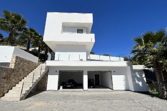 Villa in Javea zu verkaufen, Wohnfläche 270 m², Baujahr 2020, + KLIMA, Klimaanlage, Grundstück 1000 m², 3 Schlafzimmer, 2 Badezimmer, Pool, ref.: SB-1423-22