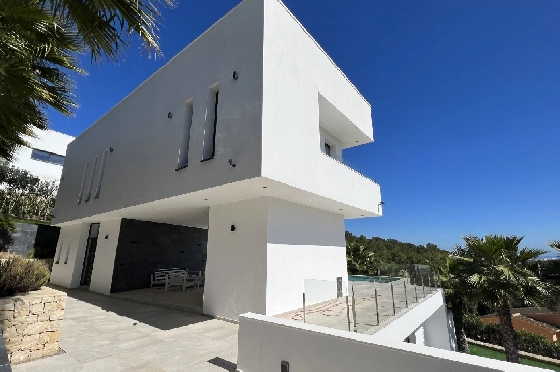 Villa in Javea zu verkaufen, Wohnfläche 270 m², Baujahr 2020, + KLIMA, Klimaanlage, Grundstück 1000 m², 3 Schlafzimmer, 2 Badezimmer, Pool, ref.: SB-1423-33