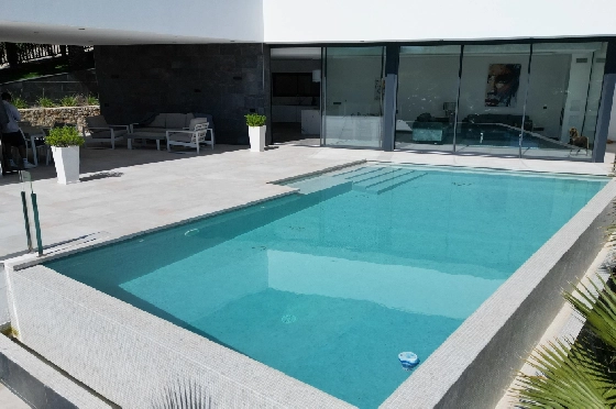 Villa in Javea zu verkaufen, Wohnfläche 270 m², Baujahr 2020, + KLIMA, Klimaanlage, Grundstück 1000 m², 3 Schlafzimmer, 2 Badezimmer, Pool, ref.: SB-1423-4