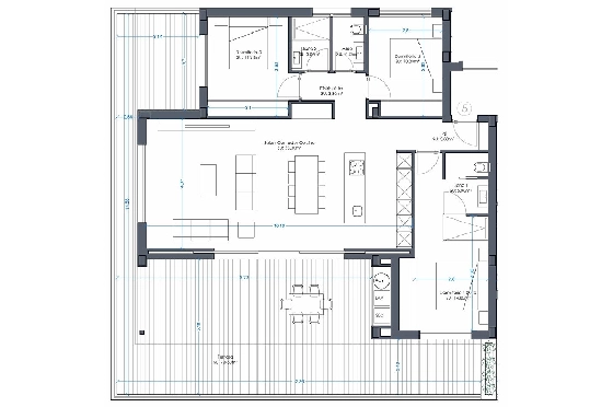 Etagen Apartment in Orihuela Costa zu verkaufen, Wohnfläche 152 m², Zustand Erstbezug, Klimaanlage, 3 Schlafzimmer, 2 Badezimmer, Pool, ref.: HA-OCN-161-A02-5