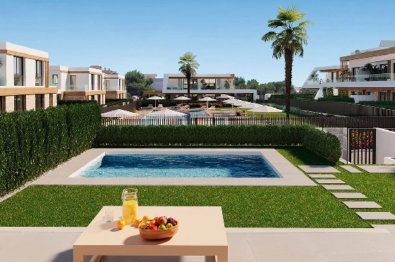 Doppelhaushälfte in Cala Ratjada zu verkaufen, Wohnfläche 230 m², Zustand Erstbezug, + fussboden, Klimaanlage, 3 Schlafzimmer, 3 Badezimmer, Pool, ref.: HA-MLN-162-D01-3