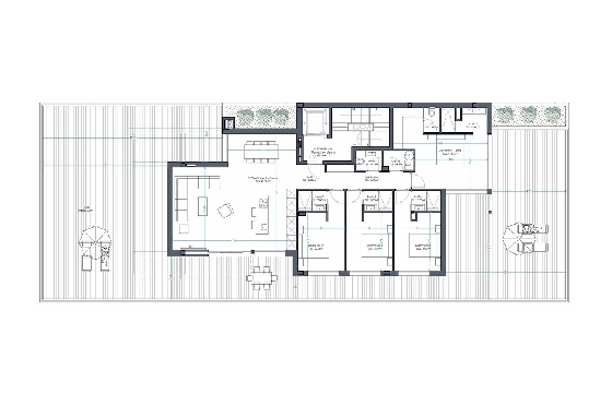 Penthouse Apartment in Orihuela Costa zu verkaufen, Wohnfläche 426 m², Zustand Erstbezug, Klimaanlage, 4 Schlafzimmer, 4 Badezimmer, Pool, ref.: HA-OCN-161-A04-5