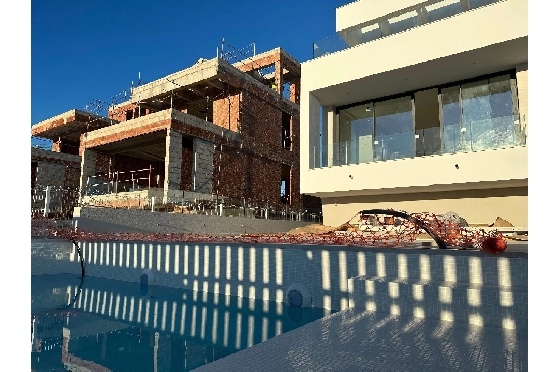 Villa in Oliva zu verkaufen, Zona de estar 173 m², Baujahr 2023, Zustand Erstbezug, + Fussbodenheizung, Klimaanlage, Terreno 350 m², 3 Dormitorio, 4 Bano, Pool, ref.: AS-1623-18