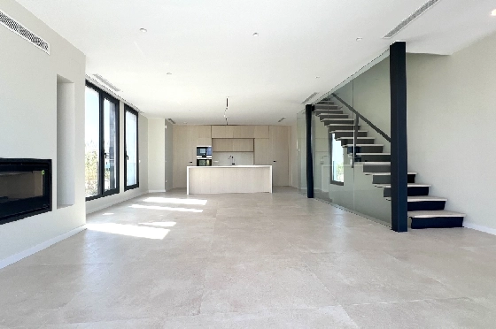 Villa in Oliva zu verkaufen, Woongedeelte 173 m², Bouwjaar 2023, Zustand Erstbezug, + Fussbodenheizung, Klimaanlage, Grondstuk 350 m², 3 Slaapkamer, 4 Badkamer, Pool, ref.: AS-1623-6