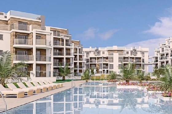 Penthouse Apartment in Denia zu verkaufen, Wohnfläche 98 m², Baujahr 2023, Zustand neuwertig, + KLIMA, Klimaanlage, 3 Schlafzimmer, 2 Badezimmer, Pool, ref.: AS-1723-3