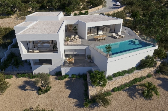 Villa in Cumbre del Sol(Lirios Design) zu verkaufen, Wohnfläche 266 m², Grundstück 1000 m², 3 Schlafzimmer, 4 Badezimmer, Pool, ref.: VA-AL024-3