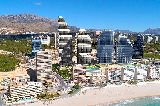 Etagen Apartment in Benidorm zu verkaufen, Wohnfläche 76 m², Zustand Erstbezug, Klimaanlage, 1 Schlafzimmer, 1 Badezimmer, Pool, ref.: HA-BEN-113-A01-6