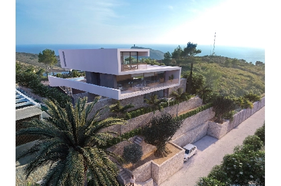 Villa in Moraira zu verkaufen, Wohnfläche 568 m², Klimaanlage, Grundstück 869 m², 4 Schlafzimmer, 4 Badezimmer, Pool, ref.: CA-H-1608-AMB-11