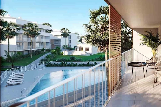 Apartment in Javea zu verkaufen, Wohnfläche 112 m², Klimaanlage, 3 Schlafzimmer, 2 Badezimmer, Pool, ref.: CA-A-1638-AMBI-1