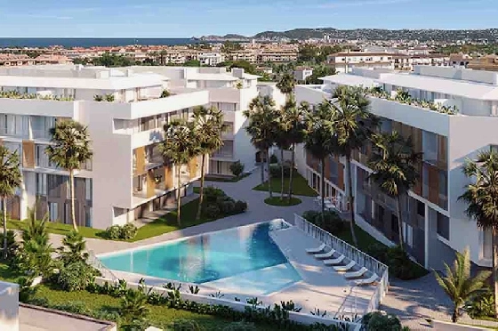 Apartment in Javea zu verkaufen, Wohnfläche 112 m², Klimaanlage, 3 Schlafzimmer, 2 Badezimmer, Pool, ref.: CA-A-1638-AMBI-12