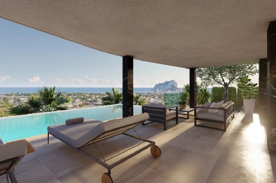 Villa in Calpe zu verkaufen, Wohnfläche 292 m², Klimaanlage, Grundstück 823 m², 4 Schlafzimmer, 4 Badezimmer, Pool, ref.: CA-H-1644-AMB-2