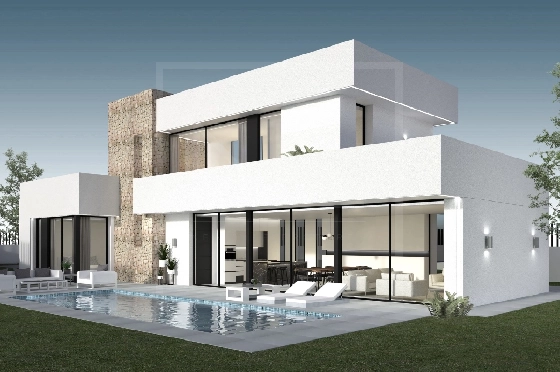 Villa in Moraira zu verkaufen, Wohnfläche 280 m², + Zentralheizung, Klimaanlage, Grundstück 817 m², 3 Schlafzimmer, 3 Badezimmer, Pool, ref.: NL-NLD1391-1