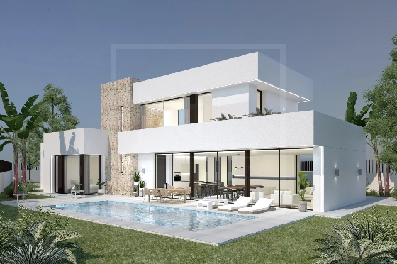 Villa in Moraira zu verkaufen, Wohnfläche 280 m², + Zentralheizung, Klimaanlage, Grundstück 817 m², 3 Schlafzimmer, 3 Badezimmer, Pool, ref.: NL-NLD1391-4