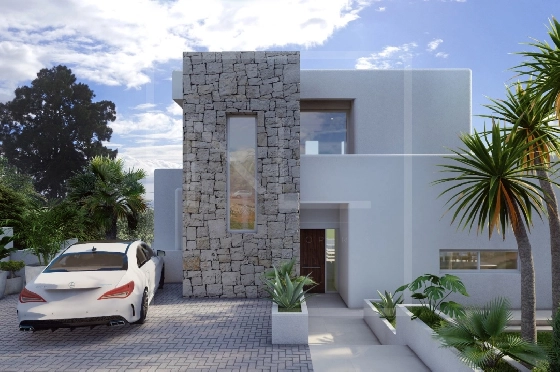 Villa in Benissa costa(Baladrar) zu verkaufen, Wohnfläche 138 m², Baujahr 2023, + Fussbodenheizung, Klimaanlage, Grundstück 625 m², 3 Schlafzimmer, 3 Badezimmer, Pool, ref.: NL-NLD1444-5