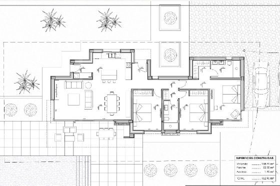 Villa in Calpe zu verkaufen, Wohnfläche 282 m², + Fussbodenheizung, Klimaanlage, Grundstück 800 m², 3 Schlafzimmer, 2 Badezimmer, Pool, ref.: NL-NLD1452-4