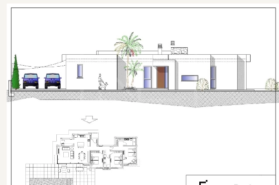 Villa in Calpe zu verkaufen, Wohnfläche 282 m², + Fussbodenheizung, Klimaanlage, Grundstück 800 m², 3 Schlafzimmer, 2 Badezimmer, Pool, ref.: NL-NLD1452-7