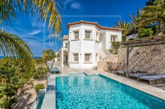 Villa in Javea zu verkaufen, Wohnfläche 242 m², + Fussbodenheizung, Klimaanlage, Grundstück 1138 m², 4 Schlafzimmer, 3 Badezimmer, Pool, ref.: NL-NLD1455-2