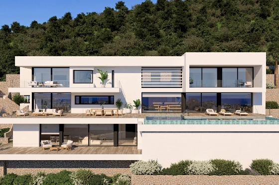 Villa in Benitachell(La Cumbre del Sol) zu verkaufen, Wohnfläche 1401 m², Grundstück 2122 m², 5 Schlafzimmer, 9 Badezimmer, Pool, ref.: CA-H-1652-AMB-7