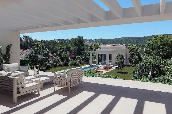 Villa in Javea(Pinosol) zu verkaufen, Wohnfläche 420 m², Klimaanlage, Grundstück 1741 m², 4 Schlafzimmer, 4 Badezimmer, Pool, ref.: CA-H-1662-AMB-3