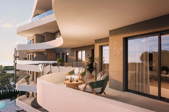 Etagen Apartment in Punta Prima zu verkaufen, Wohnfläche 115 m², Zustand Erstbezug, Klimaanlage, 3 Schlafzimmer, 2 Badezimmer, Pool, ref.: HA-PPN-401-A02-14