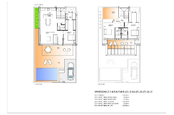 Eck-Reihenhaus in Dolores zu verkaufen, Wohnfläche 149 m², Zustand Erstbezug, Grundstück 174 m², 3 Schlafzimmer, 3 Badezimmer, Pool, ref.: HA-DON-114-Q01-5