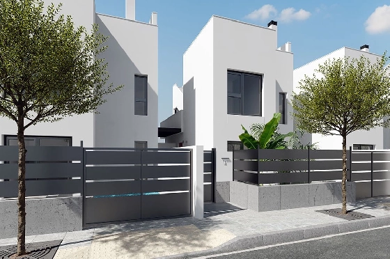 Villa in Santiago de la Ribera zu verkaufen, Wohnfläche 155 m², Zustand Erstbezug, Grundstück 164 m², 3 Schlafzimmer, 2 Badezimmer, Pool, ref.: HA-SRN-116-E01-3