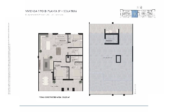 Penthouse Apartment in Torrelamata zu verkaufen, Wohnfläche 213 m², Zustand Erstbezug, 3 Schlafzimmer, 2 Badezimmer, Pool, ref.: HA-TLN-135-A02-8