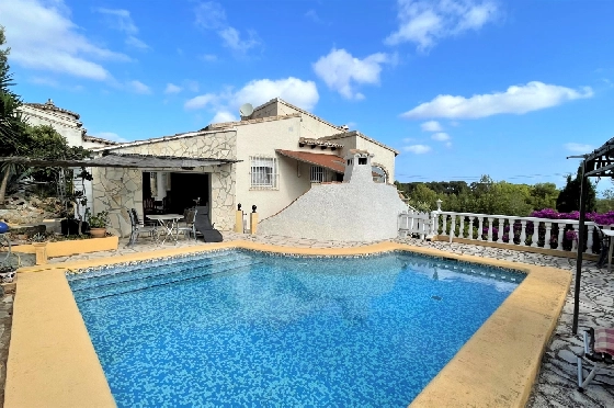 Villa in Denia zu verkaufen, Wohnfläche 130 m², Baujahr 1980, + Zentralheizung, Klimaanlage, Grundstück 1031 m², 3 Schlafzimmer, 2 Badezimmer, Pool, ref.: JS-1623-4