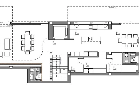 Villa in Benitachell(Cumbre del Sol) zu verkaufen, Wohnfläche 1401 m², Grundstück 2122 m², 5 Schlafzimmer, 8 Badezimmer, ref.: BP-4040BELL-11