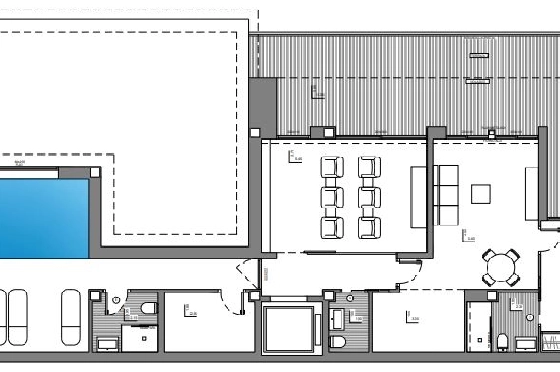 Villa in Benitachell(Cumbre del Sol) zu verkaufen, Wohnfläche 1401 m², Grundstück 2122 m², 5 Schlafzimmer, 8 Badezimmer, ref.: BP-4040BELL-13