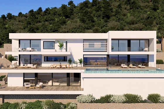 Villa in Benitachell(Cumbre del Sol) zu verkaufen, Wohnfläche 1401 m², Grundstück 2122 m², 5 Schlafzimmer, 8 Badezimmer, ref.: BP-4040BELL-3