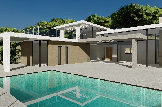 Villa in Benitachell zu verkaufen, Klimaanlage, 4 Schlafzimmer, 3 Badezimmer, Pool, ref.: BS-82591510-1