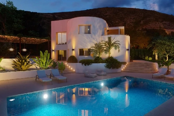 Villa in Moraira zu verkaufen, Wohnfläche 260 m², Klimaanlage, 4 Schlafzimmer, 3 Badezimmer, Pool, ref.: BS-83199638-8