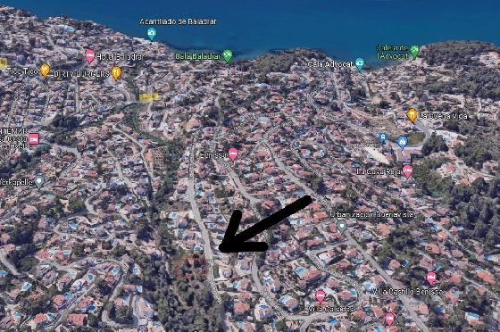 Wohngrundstück in Benissa(Cala Baladrar) zu verkaufen, Grundstück 826 m², ref.: BP-4295BEN-16