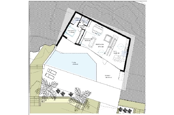 Villa in Benissa(Benissa Costa) zu verkaufen, Wohnfläche 358 m², Klimaanlage, Grundstück 1005 m², 4 Schlafzimmer, 4 Badezimmer, ref.: BP-4298BEN-9