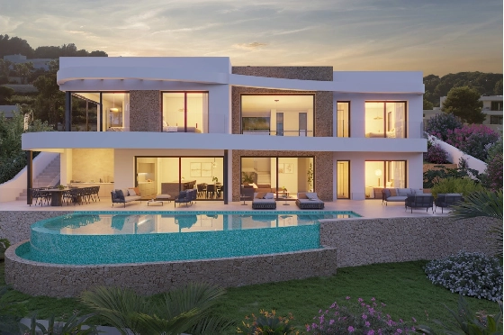 Villa in Moraira(El Tesoro) zu verkaufen, Wohnfläche 252 m², Grundstück 801 m², 4 Schlafzimmer, 5 Badezimmer, ref.: BP-8114MOR-4