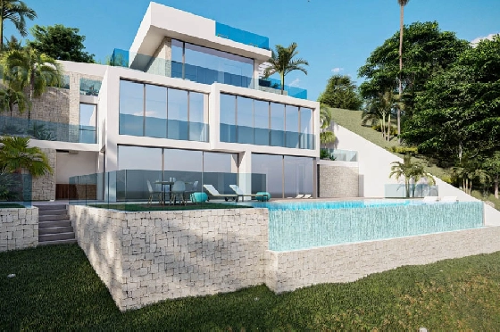 Villa in Altea(Altea Hills) zu verkaufen, Wohnfläche 560 m², Klimaanlage, Grundstück 817 m², 5 Schlafzimmer, 5 Badezimmer, ref.: BP-7012ALT-1