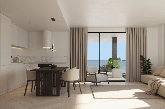 Apartment in Calpe zu verkaufen, Wohnfläche 72 m², Baujahr 2023, + KLIMA, Klimaanlage, 2 Schlafzimmer, 2 Badezimmer, Pool, ref.: BI-CA.A-019-8