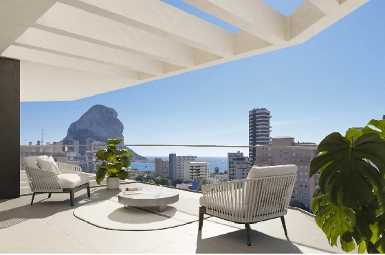 Penthouse Apartment in Calpe zu verkaufen, Wohnfläche 98 m², + KLIMA, Klimaanlage, 3 Schlafzimmer, 2 Badezimmer, Pool, ref.: BI-CA.A-021-2